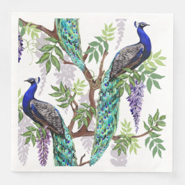 Peacock Wedding Servet
