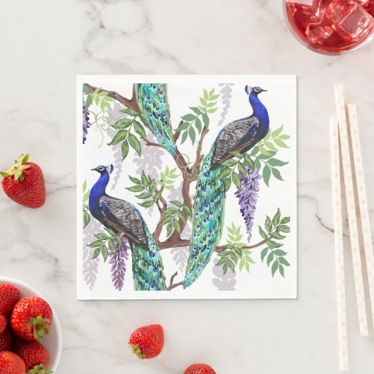 Peacock Wedding Servet (Insitu)