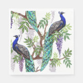 Peacock Wedding Servet (Voorkant)