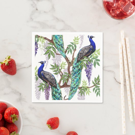 Peacock Wedding Servet (Insitu)