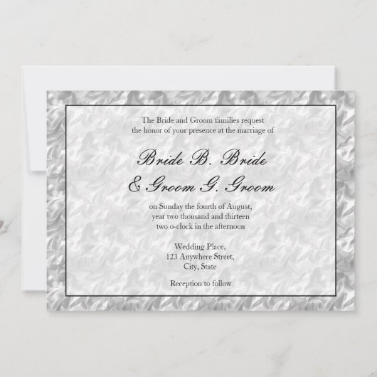 Peacock Wedding Theme 1 Kaart (Achterkant)