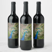 Peacock Wijn Etiket (Flessen)