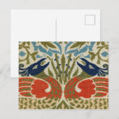 Peacock, William Morris Briefkaart (Voorkant / Achterkant)