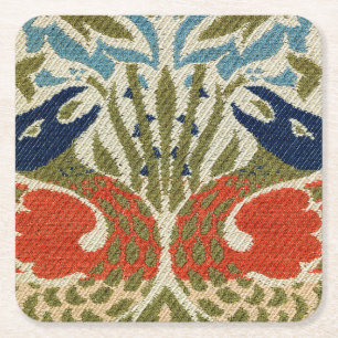Peacock, William Morris Kartonnen Onderzetters