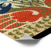 Peacock, William Morris Poster (Hoek)