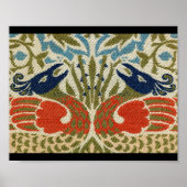 Peacock, William Morris Poster (Voorkant)