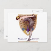  Peacock Woman Flapper  Briefkaart (Voorkant / Achterkant)