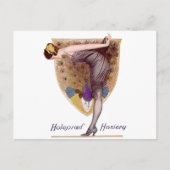  Peacock Woman Flapper  Briefkaart (Voorkant)