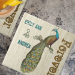 Peacock Wood Grain Forever Jubileum Tegel Tegeltje<br><div class="desc">Peacock Feather Birdcage Weddings -matching Programs, Menus, Insert Cards en nog veel meer zien vogelproducten Peacock Wedding Invitding Art Nouveau Peacock Bird Parade Wedding - zie meer vogelproducten Paisley Peacock Colors of Fuchsia and Limoen Paisley Wedding Invitation - Paisley Peacock Colors Wedding Uitnodigingen, RSVP, sparen de Datum en de Richting...</div>