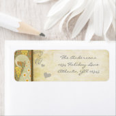  Peacock Yellow Coral and Grey Labels (Insitu)