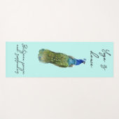 Peacock yoga mat, Yoga is een dans Yogamat (Voorkant (horizontaal))