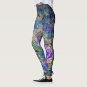 Peacock Yoga Pilates Hot Pants Leggings (Links)