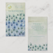 Peacock Zee Fantasy Visitekaartje (Voorkant / Achterkant)