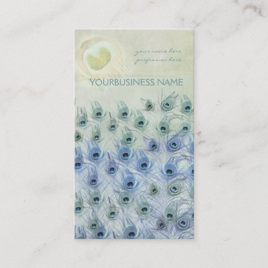 Peacock Zee Fantasy Visitekaartje (Voorkant)