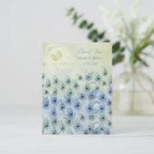 Peacock Zee Fantasy Wedding Dank je wel kaart (Staand voorkant)