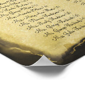  Peacock-zittingskaart rond 130 gasten Poster (Hoek)