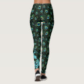 Peacockpatroon Leggings (Achterkant)