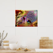 Peacocks2 Poster (Keuken)