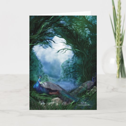 Peacocks ArtCard Kaart (Voorkant)