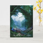 Peacocks ArtCard Kaart (Gele Bloem)