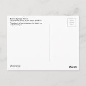 Peacocks bij Bonnie Springs Nevada - Briefkaart (Achterkant)