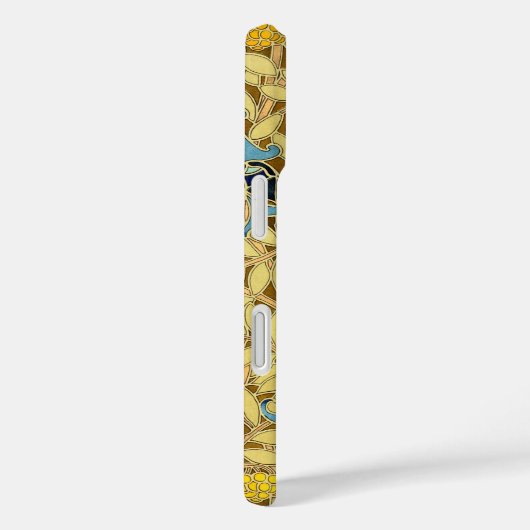 Peacocks Birds Rowan Trees Art Nouveau Case-Mate iPhone Case (Achterkant / Rechts)