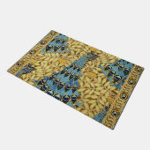 Peacocks Birds Rowan Trees Art Nouveau Deurmat (Schuin)