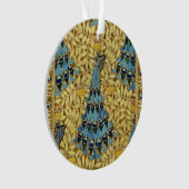 Peacocks Birds Rowan Trees Art Nouveau Ornament (voorkant)