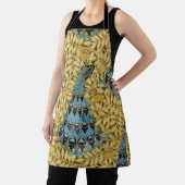 Peacocks Birds Rowan Trees Art Nouveau Schort (Insitu)