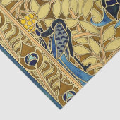 Peacocks Birds Rowan Trees Art Nouveau Tissuepapier (Detail)