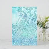 Peacocks Briefpapier (Staand voorkant)