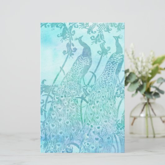 Peacocks Briefpapier (Staand voorkant)
