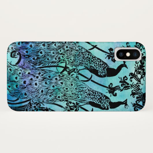 Peacocks Case-Mate iPhone Case (Achterkant (horizontaal))