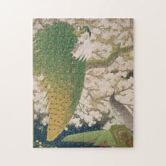 Peacocks en Cherry Tree (1925) Legpuzzel (Verticaal)