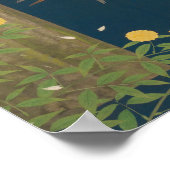 Peacocks en Cherry Tree (1925) Poster (Hoek)