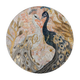 Peacocks Gold Glitter Love Blush Roos Snijplank