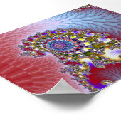 Peacocks Head Poster (Hoek)