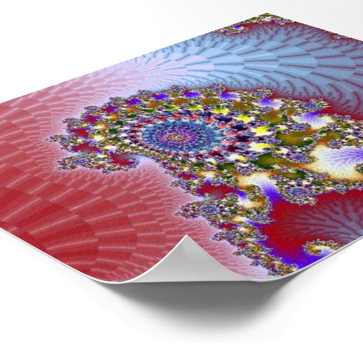 Peacocks Head Poster (Hoek)