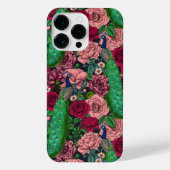 Peacocks in de tuin van het roos 2 iPhone hoesje (Achterkant)