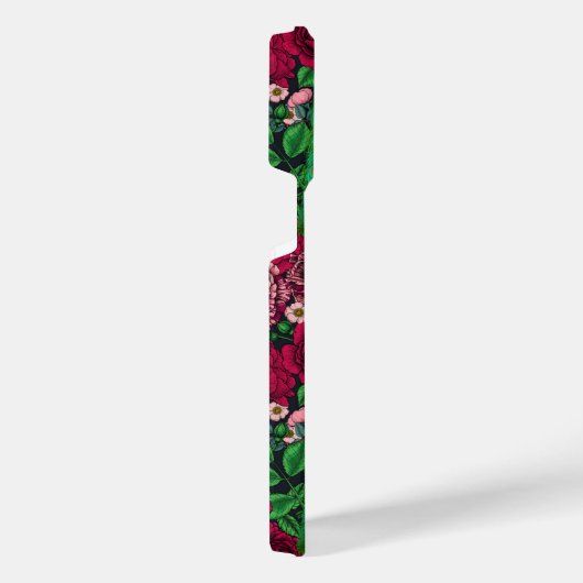 Peacocks in de tuin van het roos 2 iPhone hoesje (Rechterkant)