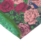 Peacocks in de tuin van het roos 2 tafelkleed (Gekanteld)