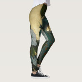 Peacocks in een Magnolia-boom Leggings (Rechts)