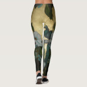 Peacocks in een Magnolia-boom Leggings (Achterkant)