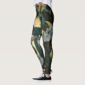Peacocks in een Magnolia-boom Leggings (Links)