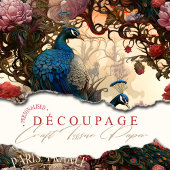 Peacocks in een Tree Elegant Victoriaans Boho Tissuepapier