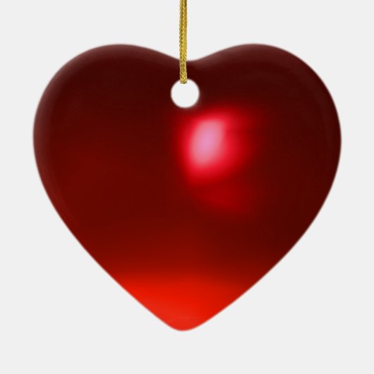 PEACOCKS IN LOVE/RED RUBY GEMSTONE, Blue turquoise Keramisch Ornament (Achterkant)