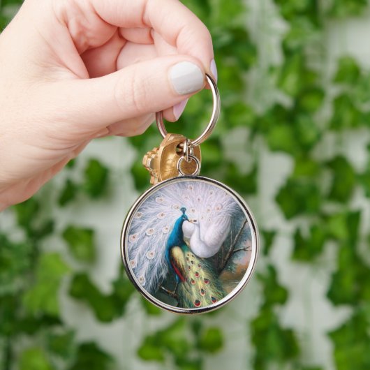 Peacocks KIss Sleutelhanger (Hand)