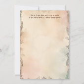 Peacocks  koninklijke tuin Indiase bruiloft Kaart (Achterkant)