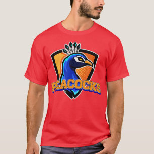 Peacocks Lovers Fan Animal Wildlife Team Support T-shirt