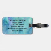 Peacocks Luggage Tag Bagagelabel (Achterkant horizontaal)